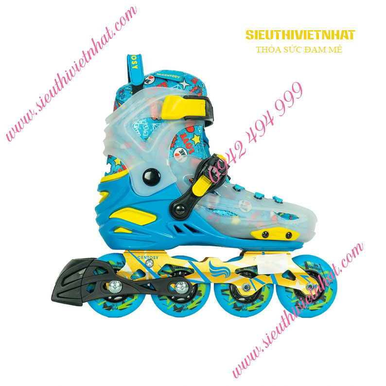 Giày Patin Trẻ Em Centosy Kid Pro 2 Màu Hồng/ Xanh