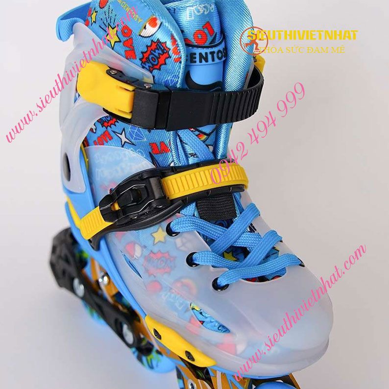 Giày Patin Trẻ Em Centosy Kid Pro 2 Màu Hồng Xanh10